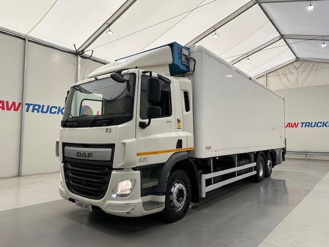 DAF  CF 290 6×2 Rear Steer Fridge Box
