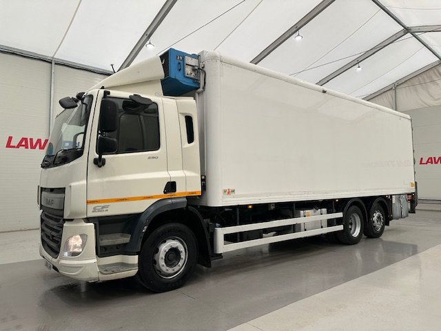 DAF CF 290 6×2 Rear Steer Fridge Box