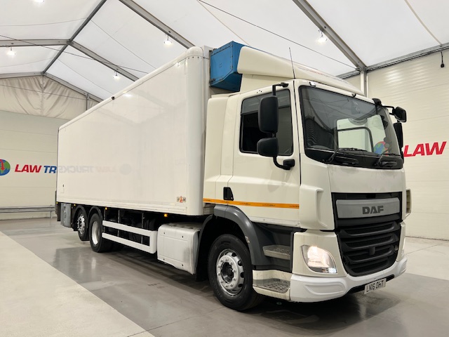DAF CF 290 6×2 Rear Steer Fridge Box